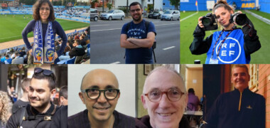 Foto d'esquerra a dreta i de dalt a baix: Morell, Díaz, Rigola, Sánchez, Casado i Rodríguez.