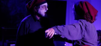 Un moment de l'estrena de 'La venjança dels Pahstorets', aquest divendres. Autor. D.Jiménez.