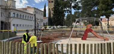 Foto portada: renovació dels jocs infantils de Nostra Llar. Autor: Ajuntament via X.