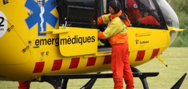 Helicòpter medicalitzat, en una imatge d'arxiu.