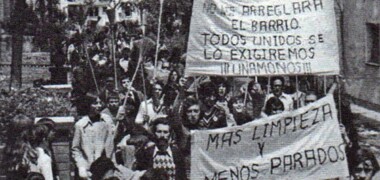 Manifestació dels veïns de Merinals reclamant millores pel barri