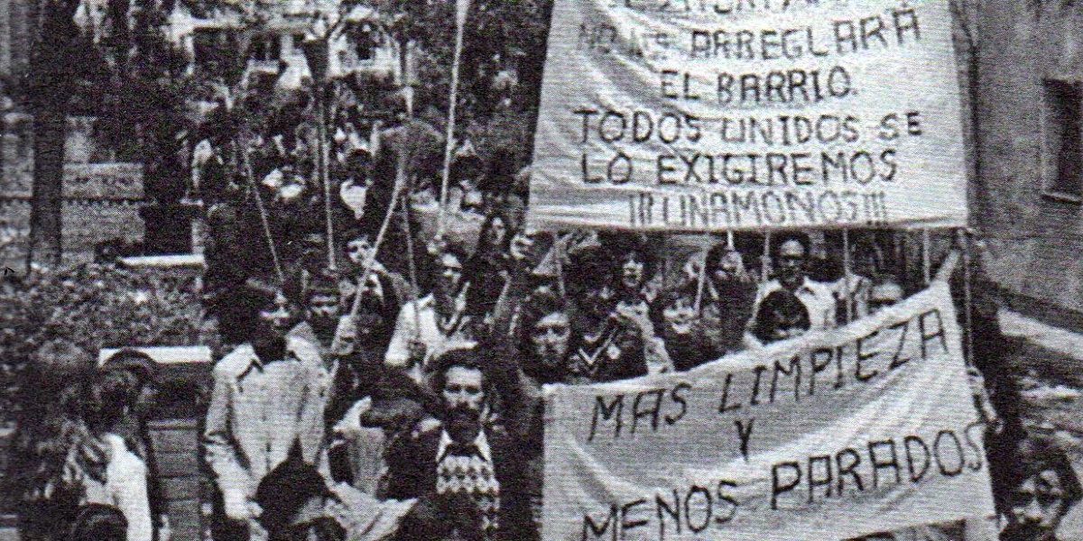 Manifestació dels veïns de Merinals reclamant millores pel barri
