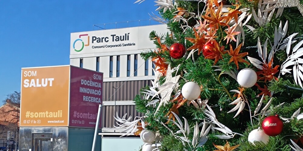 Foto de portada: l'arbre de Nadal de l'Hospital Taulí. Autor: cedida.