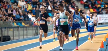 Foto portada: Mohammed Attaoui es va imposar als 1.500, l'any 2023. Autor: FCA via X