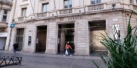 Oficina del Banc Sabadell a la plaça Sant Roc. Autor: D.Jiménez.