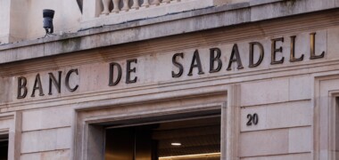 Oficina del Banc Sabadell a la plaça Sant Roc. Autor: D.Jiménez.