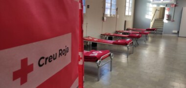 Foto de portada: la sala d'Aigües Sabadell, gestionat per Creu Roja. Autor: M.G
