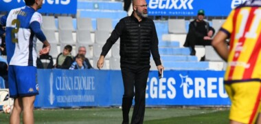David Movilla, donant instruccions en el seu debut. Autor: Críspulo Díaz