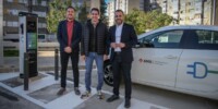 Foto de portada: la presentació de l'Electrolinera de Badia del Vallès. Autor: cedida