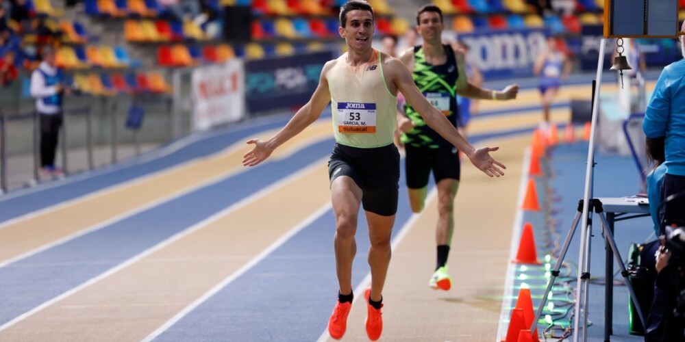 Mariano Garcia, guanyador dels 1.500 metres. Autor: D.Jiménez