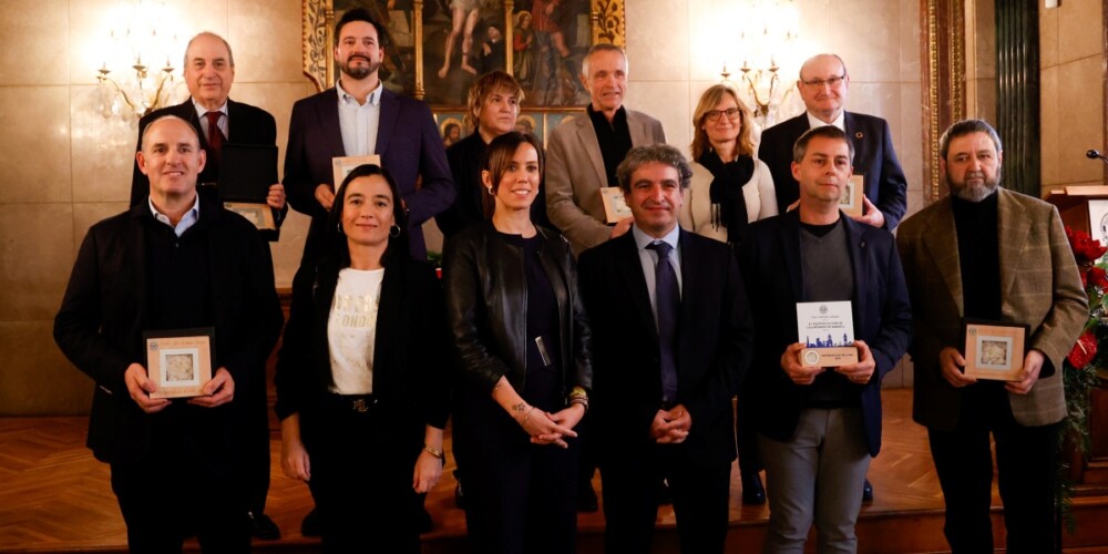 Els guardonats amb el premi. Autor: D.Jiménez.