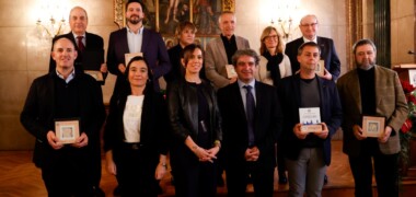 Els guardonats amb el premi. Autor: D.Jiménez.