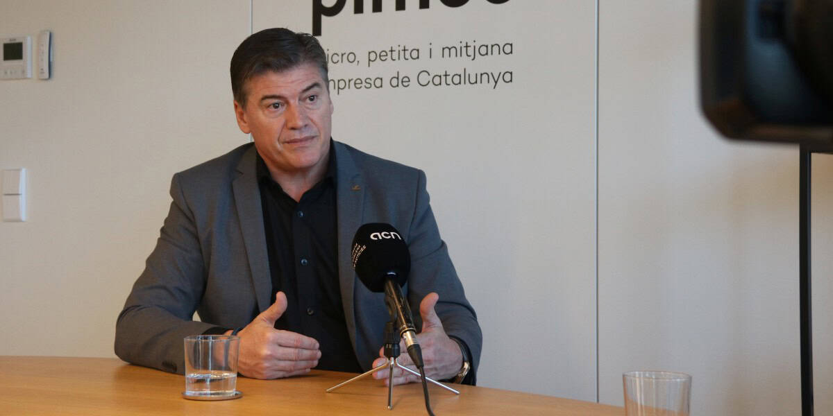 Antoni Cañete, president de PIMEC. Autor: ACN.