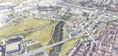 Imatge virtual del projecte del Parc de l'Alba de Cerdanyola del Vallès. (Horitzontal)