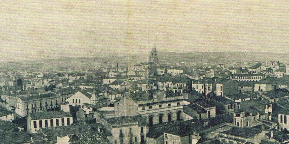 Reportatge gràfic. Primera fotografia aeria. Marçal Ballús (1903). Album-Guia Artístich y Anunciador de Sabadell
