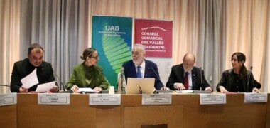 Consell d'Alcaldies a la UAB. Autor: ACN.