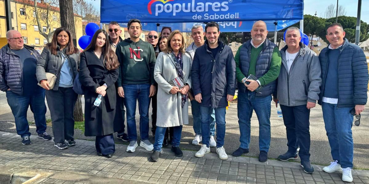 Foto portada: acte del PP a la plaça Picasso. Autor: cedida.