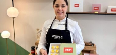 Cristina Ramón, de Mimpi, pastisseria finalista al premi al millor bombó d'Espanya. Autor: J.d.A.
