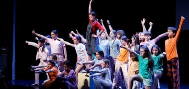L'actuació d'Annie, del Teatre Sant Vicenç, va obrir la gala. Autor: D. Jiménez