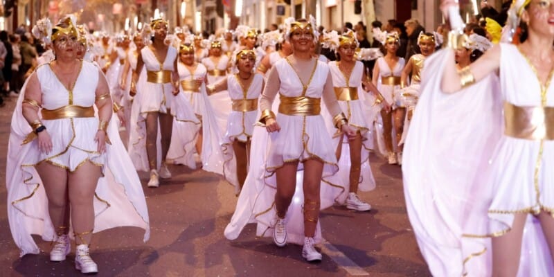 Una de les comparses del Carnaval 2025 a Sabadell. Autor: D.Jiménez. 