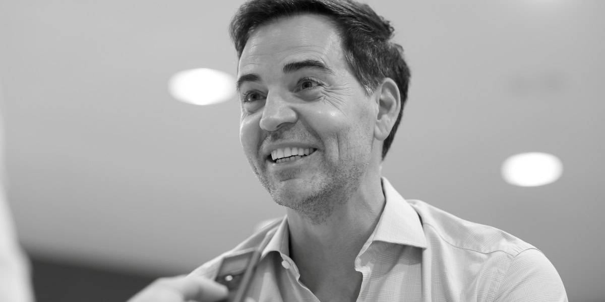 David Meca, durant l'entrevista. Autor: D.Jiménez.