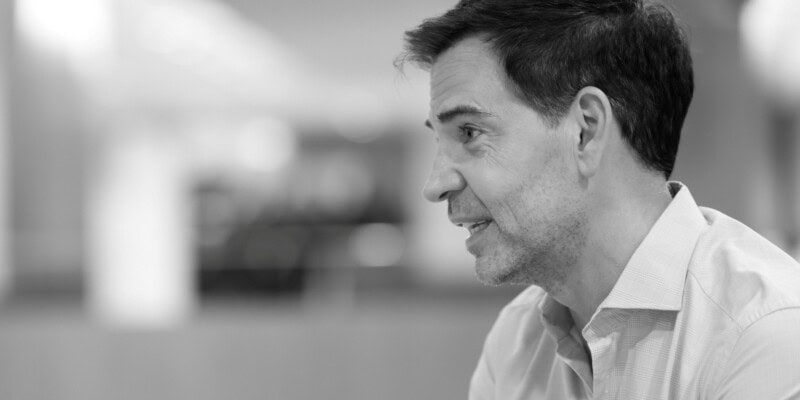 David Meca, durant l'entrevista. Autor: D.Jiménez.
