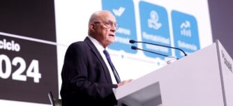 Foto portada: el president del Banc Sabadell, Josep Oliu, a la Junta d'Accionistes. Autor: D.Jiménez.