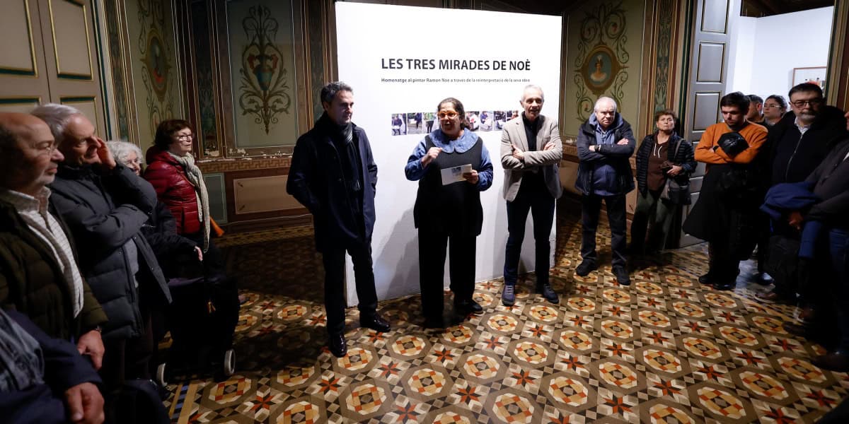 Exposició sobre Ramon Noé a partir de la reinterpretació. Autor: D.Jiménez.
