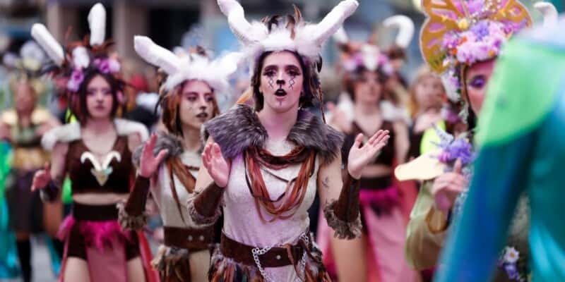Una de les comparses del carnaval de Ca n'Oriac. Autor: D.Jiménez.