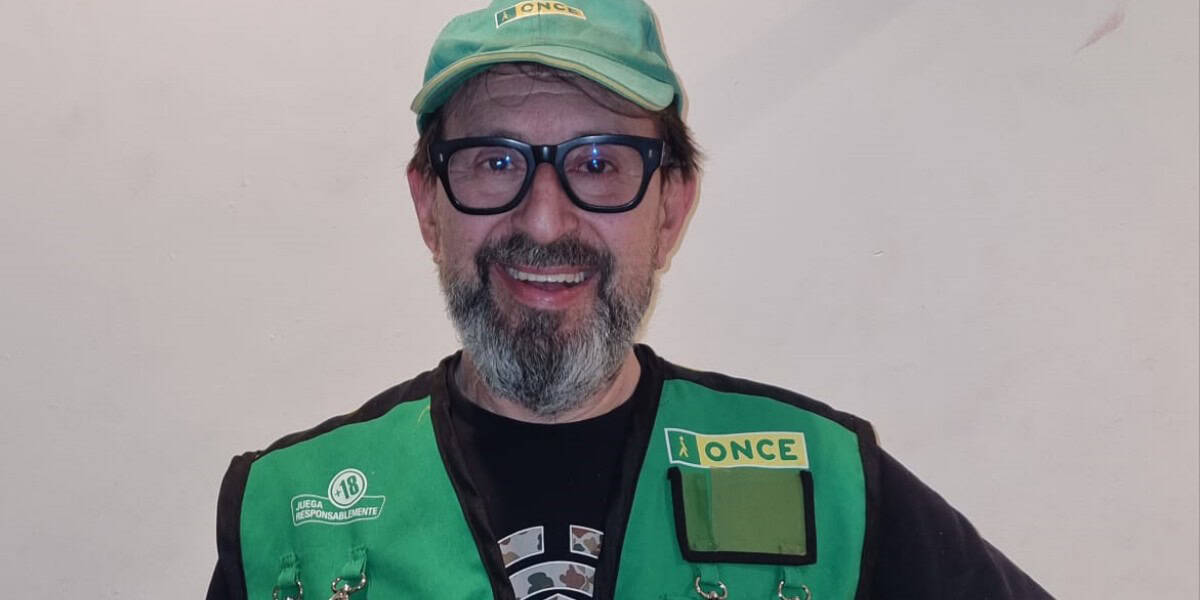 Santiago Gassiot, venedor del 'Cuponazo' de l'ONCE que ha repartit més de 6 milions d'euros. Autor: cedida.