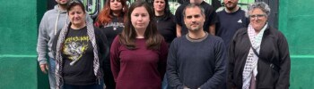 Membres de la Crida i el casal Can Capablanca. Autor: Jordi M.