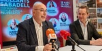 Foto de portada: Josep Marín, presentant l'esdeveniment Ments Brillants, acompanyat del tinent d'alcaldessa, Lluís Matas. Autor: Albert P