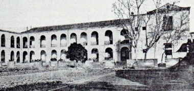El convent dels Caputxins on s’instal·la la Casa de la Caritat a mitjans del segle XIX.