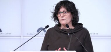 Pilar Castillejo, diputada de la CUP, sobre els atacs amb artefactes explosius.