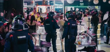 Batuda policial en una discoteca de Terrassa. Autor: cedida.