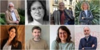 Autors d'esquerra a dreta i de dalt a baix: Vicenç Villatoro, Elisabet Jané, Dionosio GIménez, Francesca Rodríguez, Amanda, David Vila i Ros, Carme Falguera i David Serrano.