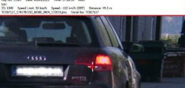 Cotxe a 100 per hora per Sabadell. Autor: cedida.