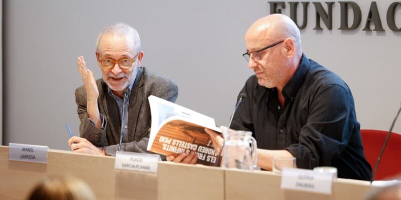 Presentació del llibre 'Els fronts infinits', de Josep M.Benaul, la biografia d'Andreu Castells. Autor: D.Jiménez.