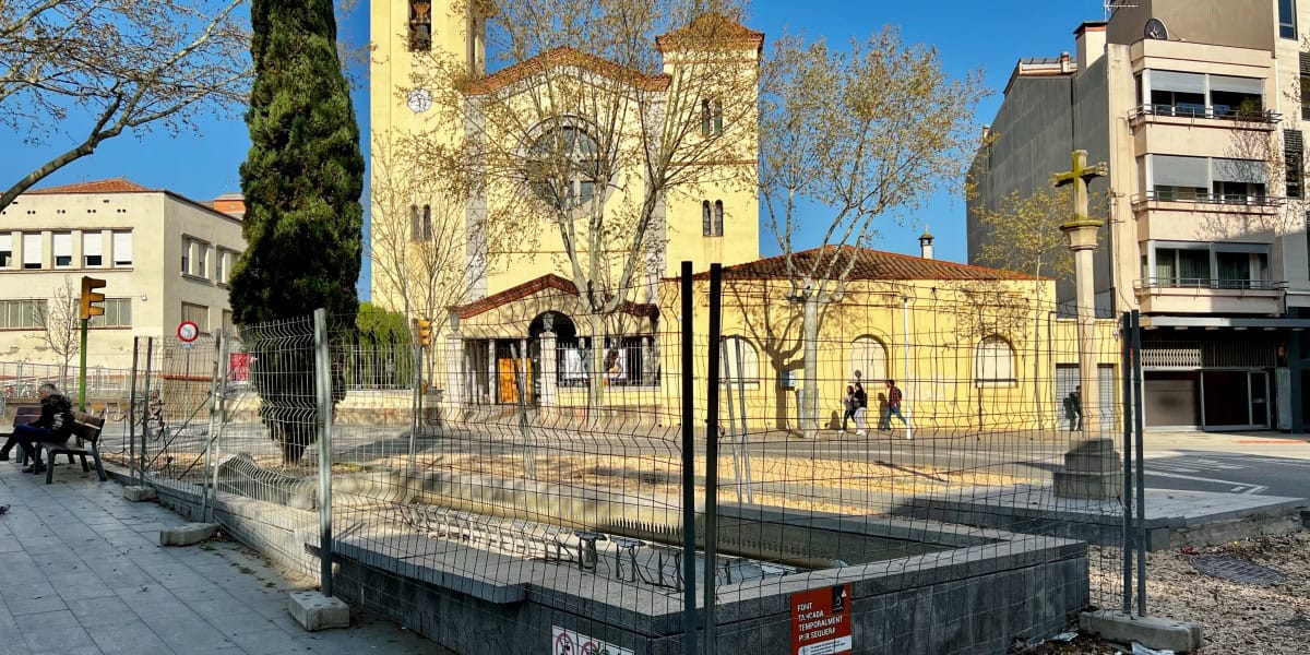 Acaba la sequera, que ha deixat Sabadell sense fonts ornamentals gairebé dos anys i mig.