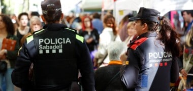 Dispositiu conjunt per Sant Jordi. Han pujat els delictes sexuals. Autor: D.Jiménez.