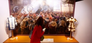 Una imatge de la mostra 'Sabadell Crea' al Museu d'Art. Autor: D.Jiménez.