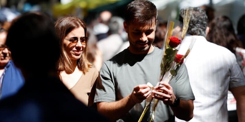 Imatges de la diada de Sant Jordi 2025 a Sabadell. Autor: D.Jiménez. 