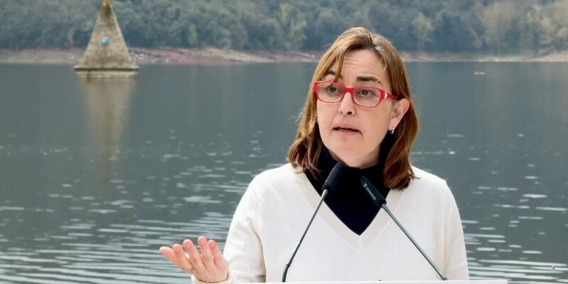 La consellera Paneque ha donat per finiquitada la sequera. Autor: ACN.