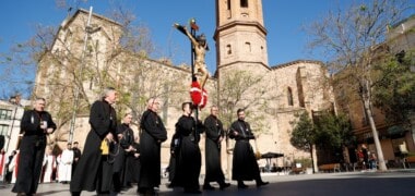 Via Crucis de Divendres Sant a Sabadell, el 18 d'abril de 2025. Autor: D.Jiménez.