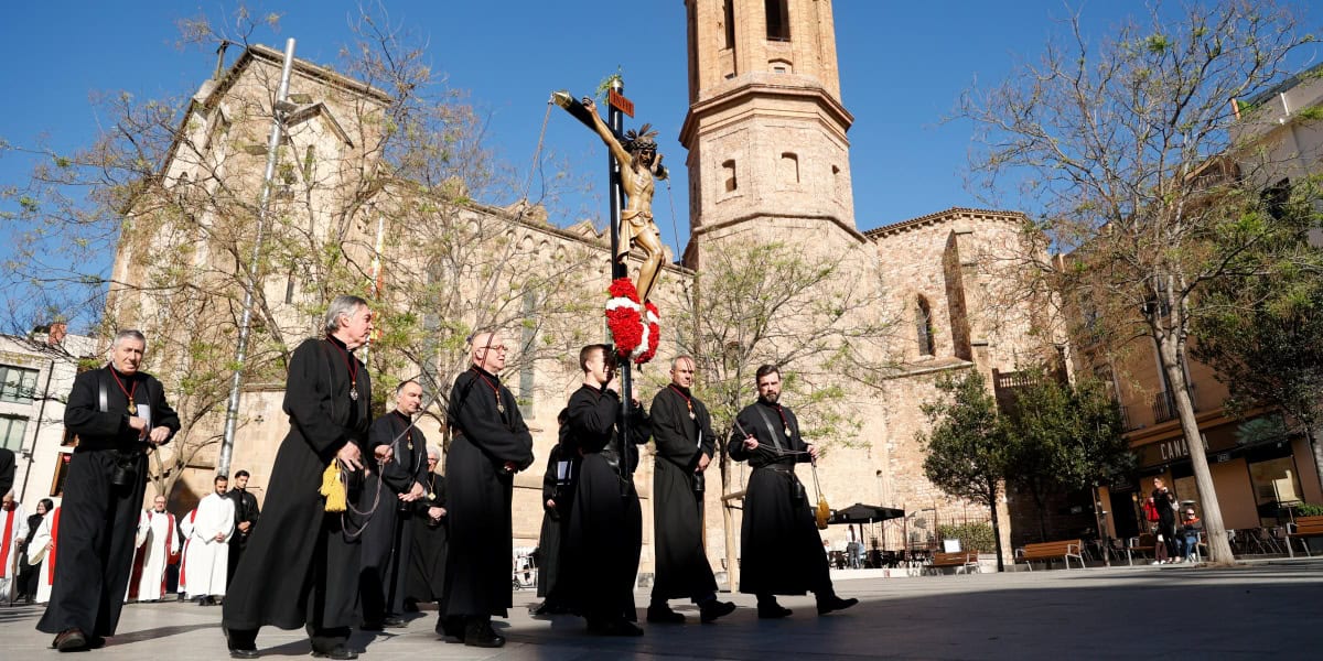 Via Crucis de Divendres Sant a Sabadell, el 18 d'abril de 2025. Autor: D.Jiménez.