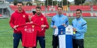 Capitans i entrenadors del Terrassa i el Sabadell, al Media Day del derbi. Autor: Marc Pérez.