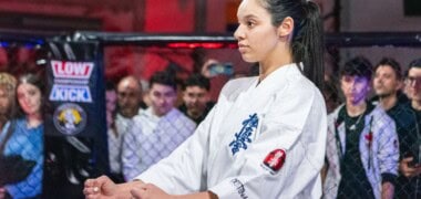 Foto de portada: La karateka Cristina López. Autor: Cedida