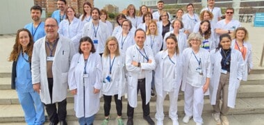 Foto de portada: l'equip de professionals de la unitat del Taulí. Autor: cedida