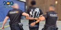 Foto portada: l'home detingut. Font: Policia Nacional / cedida.