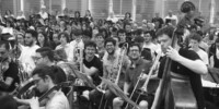 Foto de portada_: músics, en un assaig. Cedida